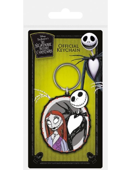 L'ETRANGE NOEL de Mr JACK - Jack & Sally - Porte-Clés Caoutchouc 