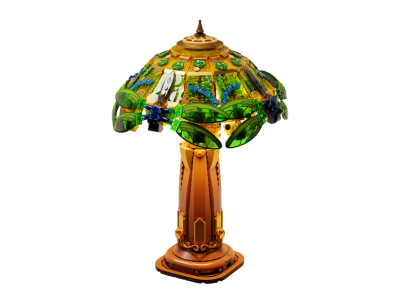 PANTASY - Stained Glass Table Lamp - Bloc de Construction 1067 pcs 