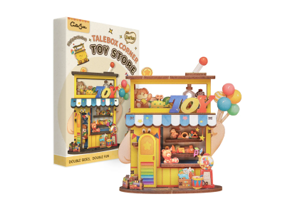 TALEBOX CORNER - Mini House Kit - Magasin de Jouets - 56pc 