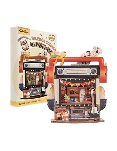 TALEBOX CORNER - Mini House Kit - Magasin de Disques - 52pc 