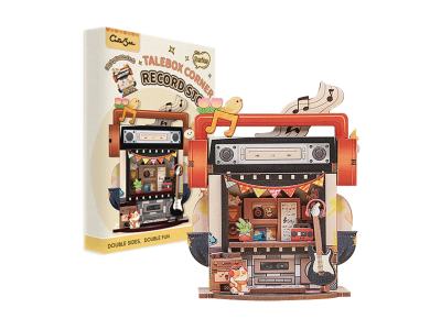 TALEBOX CORNER - Mini House Kit - Magasin de Disques - 52pc 