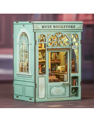 BOOK NOOK KIT - DIY- Librairie Muse - 201pc + LED Light 