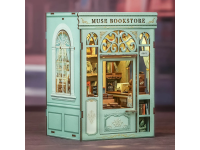 BOOK NOOK KIT - DIY- Librairie Muse - 201pc + LED Light 