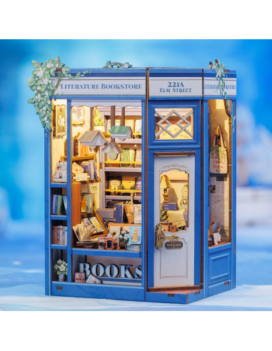 BOOK NOOK KIT - DIY- Librairie Littéraire - 186pc + Eclairage LED 