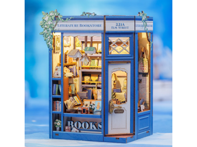BOOK NOOK KIT - DIY- Librairie Littéraire - 186pc + Eclairage LED 