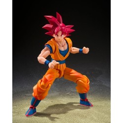 DRAGON BALL SUPER - SSG Son Goku "God Aura" - Fig. S.H. Figuarts 15cm 
