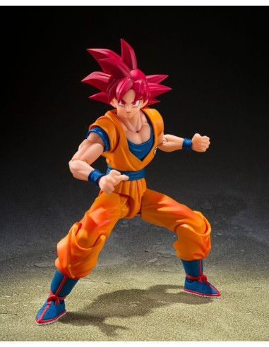 DRAGON BALL SUPER - SSG Son Goku "God Aura" - Fig. S.H. Figuarts 15cm 