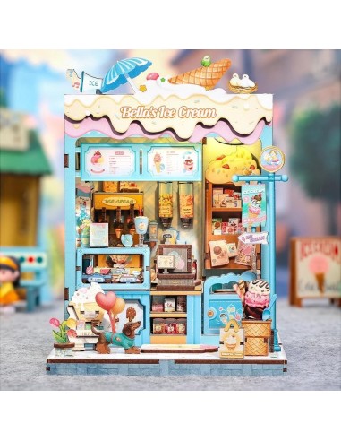MINIATURE HOUSE - DIY- Glacier Bella - 225pc + Eclairage LED 