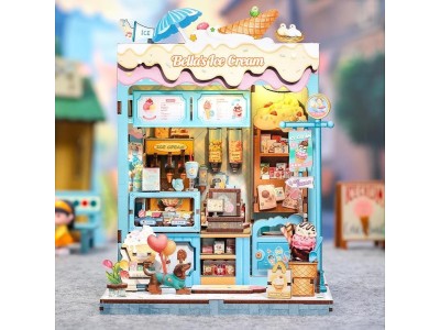 MINIATURE HOUSE - DIY- Glacier Bella - 225pc + Eclairage LED 