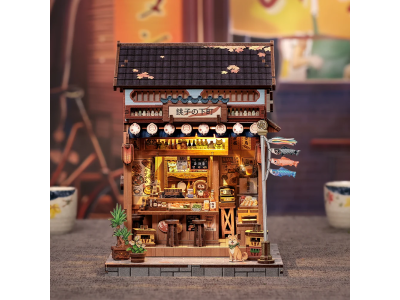 MINIATURE HOUSE - DIY- Choshi no Shitamachi - 218pc + Eclairage LED 