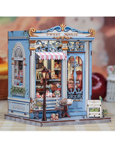 MINIATURE HOUSE - DIY- Sweet Marie - 242pc + Eclairage LED 