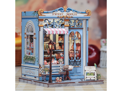 MINIATURE HOUSE - DIY- Sweet Marie - 242pc + Eclairage LED 