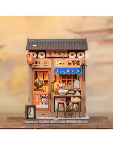 MINIATURE HOUSE - DIY- Morita-Ya - 240pc + Eclairage LED 