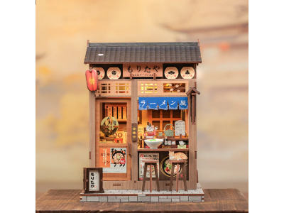 MINIATURE HOUSE - DIY- Morita-Ya - 240pc + Eclairage LED 