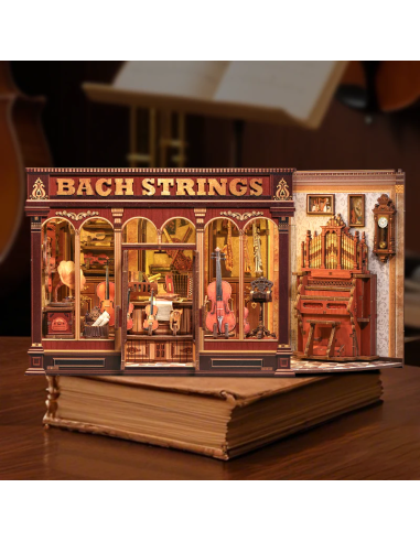MINIATURE HOUSE - DIY- Bach Strings - 285pc+Eclairage LED 