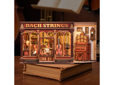 MINIATURE HOUSE - DIY- Bach Strings - 285pc+Eclairage LED 