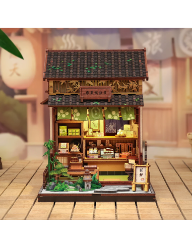 MINIATURE HOUSE - DIY- Kanmi-Dokoro Kurihara - 227pc + Eclairage LED 