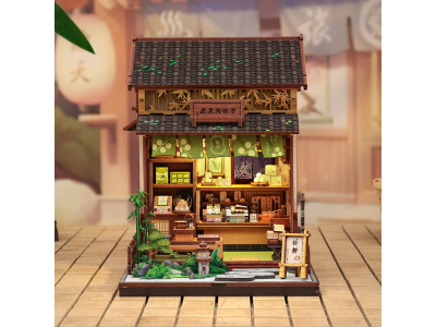 MINIATURE HOUSE - DIY- Kanmi-Dokoro Kurihara - 227pc + Eclairage LED 