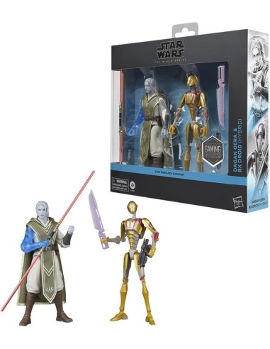 STAR WARS JEDI SURVIVOR - Dagan Gera & BX Droid - Black Series 15cm 