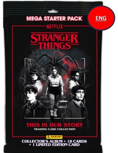 STRANGER THINGS - Panini Starter Pack (1 album +18 TC+ 1 Ed Lim.) - EN 