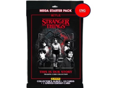 STRANGER THINGS - Panini Starter Pack (1 album +18 TC+ 1 Ed Lim.) - EN 