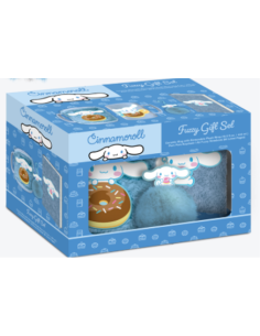 CINNAMOROLL - Gift Set Fuzzy - Notebook + Mug 440ml + Porte-clé 