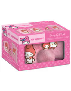 MY MELODY - Gift Set Fuzzy - Notebook + Mug 440ml + Porte-clé 
