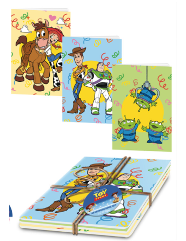 TOY STORY - Set de 3 Livres d'Exercices 