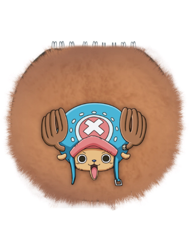 ONE PIECE - Chopper - Notebook Fuzzy Rond 