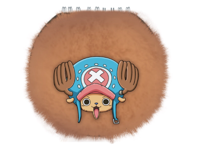 ONE PIECE - Chopper - Notebook Fuzzy Rond 
