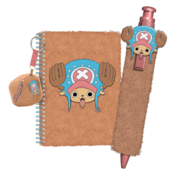 ONE PIECE - Chooper - Set Fuzzy - Notebook + Stylo + Porte-clé 