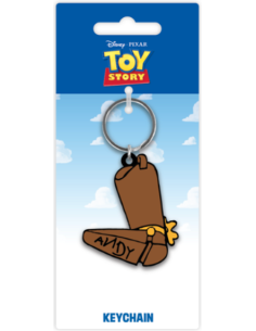 TOY STORY - Botte de Woody - Porte-clés en PVC 