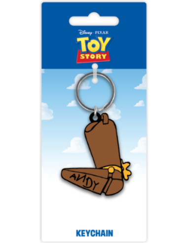 TOY STORY - Botte de Woody - Porte-clés en PVC 