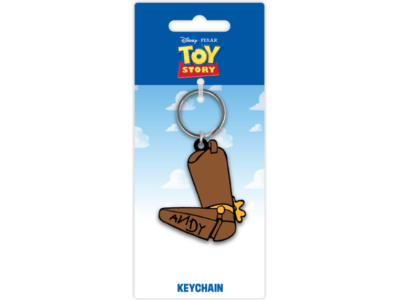 TOY STORY - Botte de Woody - Porte-clés en PVC 