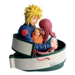NARUTO 72 SERIES - Minato, Naruto & Kushina - Figurine 13cm 