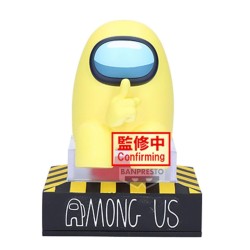 AMONG US - Jaune - Figurine Monitor Top Figz 10cm 