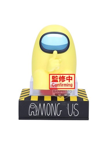 AMONG US - Jaune - Figurine Monitor Top Figz 10cm 