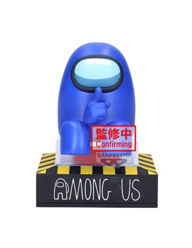AMONG US - Bleu - Figurine Monitor Top Figz 10cm 