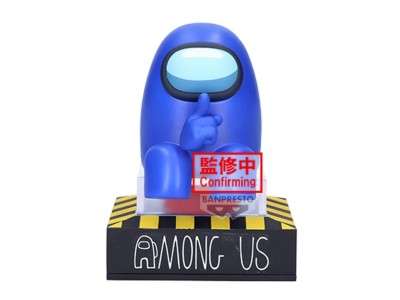 AMONG US - Bleu - Figurine Monitor Top Figz 10cm 