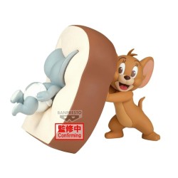 TOM & JERRY - Jerry & Tuffy - Figurine Big Soft Vinyl 11cm 