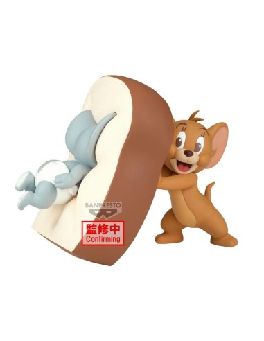 TOM & JERRY - Jerry & Tuffy - Figurine Big Soft Vinyl 11cm 