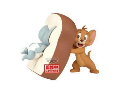 TOM & JERRY - Jerry & Tuffy - Figurine Big Soft Vinyl 11cm 