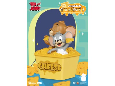 TOM & JERRY - "Jerry & Tuffy Cheese Party" - Tirelire 23.4cm 