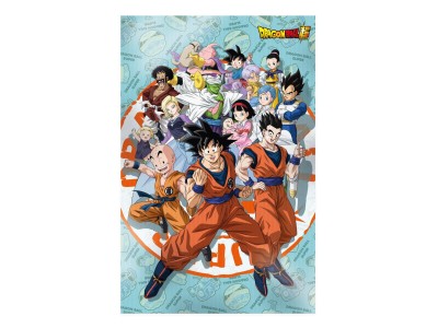 DRAGON BALL SUPER - Univers - Poster 3D - 58x38cm 