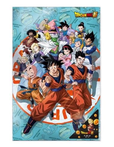 DRAGON BALL SUPER - Univers - Poster 3D - 58x38cm 