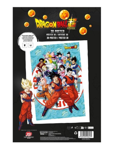 DRAGON BALL SUPER - Univers - Poster 3D - 58x38cm 