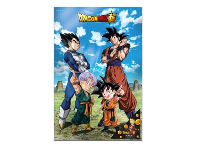 DRAGON BALL SUPER - Famille - Poster 3D - 58x38cm 