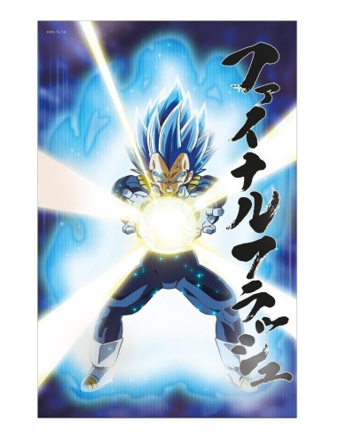 DRAGON BALL SUPER - Vegeta le Survivant - Poster 3D - 58x38cm 