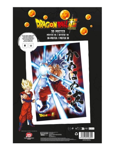 DRAGON BALL SUPER - Goku le Survivant - Poster 3D - 58x38cm 