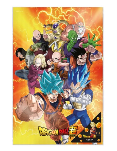 DRAGON BALL SUPER - Survivants - Poster 3D - 58x38cm 